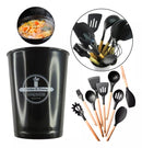 Kit 12 Utensílios Silicone Antiaderente