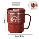 Caneca Térmica Inox 304 Parede Dupla + Alça