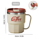 Caneca Térmica Inox 304 Parede Dupla + Alça