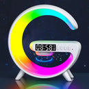Carregador Sem Fio 15W + Suporte + Alto-falante RGB
