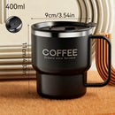 Caneca Térmica Inox 304 Parede Dupla + Alça