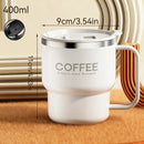 Caneca Térmica Inox 304 Parede Dupla + Alça