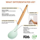 Kit 12 Utensílios Silicone Antiaderente
