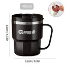 Caneca Térmica Inox 304 Parede Dupla + Alça