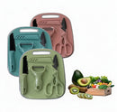 Kit Facas + Tesoura + Descascador Cozinha