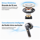 Fone de Ouvido Bluetooth Lenovo LE209 - Sem Fio TWS com Bluetooth 6.0 e 30h de Bateria